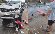 Bình Thuận: Toyota Fortuner tông liên tiếp 3 chiếc xe máy khiến 6 người thương vong