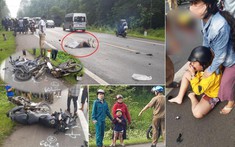 Chi tiết vụ tai nạn mô tô trên QL20 khiến 2 người thương vong trước sự đau xót của người thân