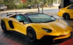 Lamborghini Aventador SV Roadster vàng nhám siêu hiếm của đại gia Việt bất ngờ tái xuất