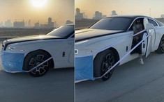Mùa Covid-19, đến Rolls-Royce Wraith còn được chủ nhân cho đeo khẩu trang để chống dịch