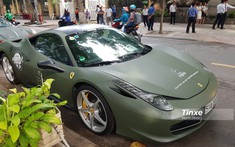 Ferrari 458 Italia màu trắng Bianco Avus duy nhất Việt Nam tái xuất với bộ áo phong cách "nhà binh"