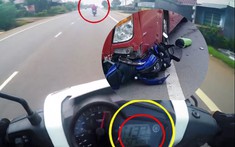 Lộ video "phượt thủ" chạy mô tô tốc độ cao trước khi tông vào xe khách dẫn đến tử vong tại chỗ