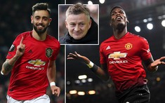 Bruno Fernandes sẽ phải hỗ trợ cho Paul Pogba trong đội hình MU