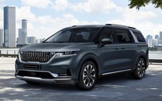 Kia Sedona 2021 "hiện nguyên hình" với thiết kế táo bạo và giống Range Rover