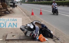 Bình Dương: Đi xe máy sát lề đường, người phụ nữ vẫn bị xe container tông tử vong