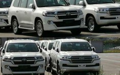 Toyota Land Cruiser 2021 bị bắt gặp tại cảng với thiết kế nâng cấp nhẹ