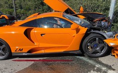 McLaren Senna LM đầu tiên trên thế giới "tử nạn" dưới tay lái của cựu tay đua F1
