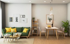Mẫu thiết kế nội thất căn hộ 2 phòng ngủ tiết kiệm chi phí