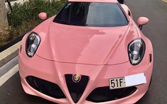 Doanh nhân Sài thành bắt trend hồng nữ tính cho hàng độc Alfa Romeo 4C Launch Edition