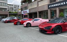 Dàn siêu xe đẹp mắt của các doanh nhân Sài thành họp mặt, có cả Ferrari F8 Tributo độc nhất Việt Nam của Cường "Đô-la"