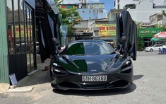 McLaren 720S Spider màu đen độc nhất tại Việt Nam đã có biển số