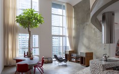 Căn hộ duplex gợi nhớ kiến trúc Sài Gòn xưa cũ
