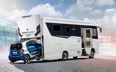 Mẫu motorhome sang trọng với giá 9,4 tỷ đồng này có hẳn garage tích hợp trong