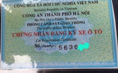 Từ 2021: Giấy đăng ký xe máy, ô tô sẽ làm bằng nhựa và có mã QR
