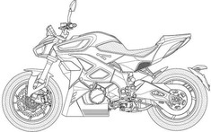 Mô tô điện Kymco RevoNEX chính thức hé lộ bản vẽ thực tế, sẵn sàng cho sản xuất thương mại
