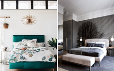 Mẫu giường ngủ phong cách Mid-century đơn giản và thanh lịch