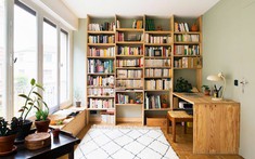 Văn phòng tại nhà phong cách Paris đầy cảm hứng