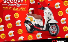 Honda Scoopy ra mắt phiên bản kẹo mút Chupa Chups đầy nữ tính dành cho phái yếu