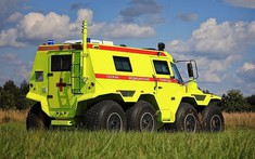 Avtoros Shaman Ambulance - Chiếc xe cứu thương 8x8 biết đi mọi địa hình của người Nga
