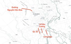 Mở rộng 7 tuyến đường từ TP.HCM về Long An