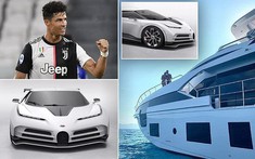 Thêm lần vô địch Serie A, Cristiano Ronaldo "tự thưởng cho mình" Bugatti Centodieci và du thuyền mới tinh