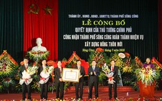 Thành phố Sông Công - Điểm sáng xây dựng Nông thôn mới và phát triển kinh tế của tỉnh Thái Nguyên