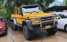 Hàng độc Mercedes-Benz G63 AMG 6x6 du lịch tận Hoà Bình