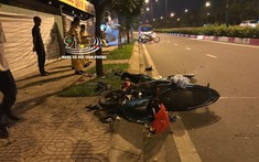 Thủ Đức: Xe máy tông vào gốc cây bên đường, cả gia đình thương vong