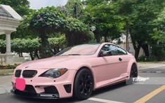 BMW 6-Series độ body kit khoác áo hồng nữ tính tại Sài thành