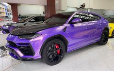 Lamborghini Urus thay áo nhiều nhất Việt Nam được người yêu xe Bạc Liêu đổi sang màu tím