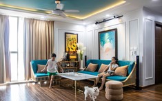 Ghé thăm căn hộ ngập tràn màu xanh dịu mát ở Hà Nội