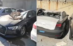 Đại lý Audi hoang tàn sau vụ nổ kinh hoàng tại Li Băng, 500 chiếc xe sang bị hư hỏng