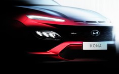 Hyundai Kona 2021 lộ diện với thiết kế đầu xe hầm hố hơn