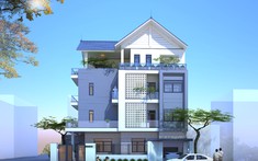 Mẫu biệt thự phố 2 mặt tiền đẹp mê mẩn