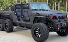 Jeep Gladiator 6x6 - Bán tải 6 bánh trông cực hầm hố với giá khởi điểm 3,24 tỷ đồng