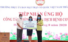 Vinamilk ủng hộ 8 tỷ đồng cho Hà Nội và 3 tỉnh miền Trung chiến đấu chống dịch COVID-19