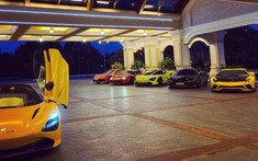 Chủ nhân McLaren Senna độc nhất Việt Nam vẫn đi du lịch cùng siêu xe Lamborghini Aventador S