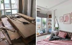 Xem chồng trẻ tự tay cải tạo phòng ngủ 15m2 với chi phí chỉ 25 triệu đồng