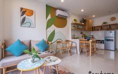 Vợ chồng trẻ Hà Nội hoàn thiện căn hộ 43m2 siêu đẹp với chi phí chưa đến 70 triệu đồng