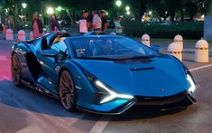 Siêu phẩm Lamborghini Sián mui trần chỉ có 19 chiếc lần đầu khoe dáng trên đường phố