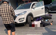 Nam Định: Tông vào Hyundai Tucson đang quay đầu xe, người đàn ông chạy xe máy bất tỉnh tại chỗ