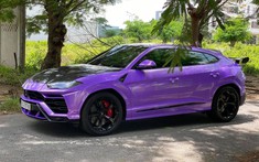 Cận cảnh siêu SUV Lamborghini Urus màu tím độc nhất tại Việt Nam