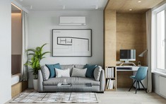 Căn hộ 38m2 gọn xinh, thoáng sáng