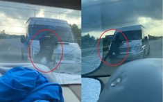 Video quay khoảnh khắc chiến sĩ CSCĐ bám vào chiếc Ford Transit trước khi bị cán tử vong tại Bắc Giang