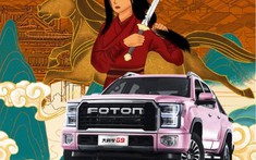 Foton General G9 - Xe bán tải "nhái" Ford F-150 Raptor - có phiên bản Hoa Mộc Lan màu hồng