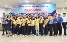 Sinh viên trường Đại học Văn Lang tìm hiểu về mô hình bán lẻ tại Co.opmart Phú Thọ