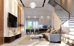 Thiết kế nhà ống 2 tầng 4 phòng ngủ trên diện tích đất 81m2