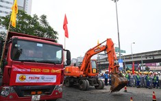 Hà Nội khởi công xây dựng hầm chui Lê Văn Lương - Vành đai 3