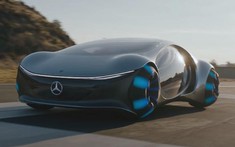 Chứng kiến xe "viễn tưởng" Mercedes-Benz Vision AVTR lăn bánh trên đường và thể hiện công nghệ đột phá