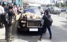 Video: Dàn xe "khủng" hơn 80 tỷ đồng của tập đoàn Mường Thanh rước dâu ở Hà Nội